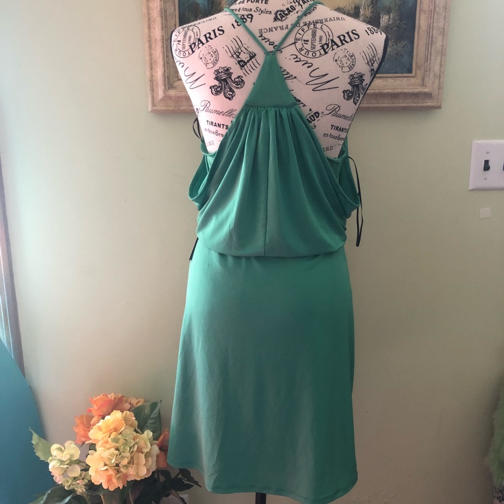 Express Green Dress Size M - Picture 3 of 4